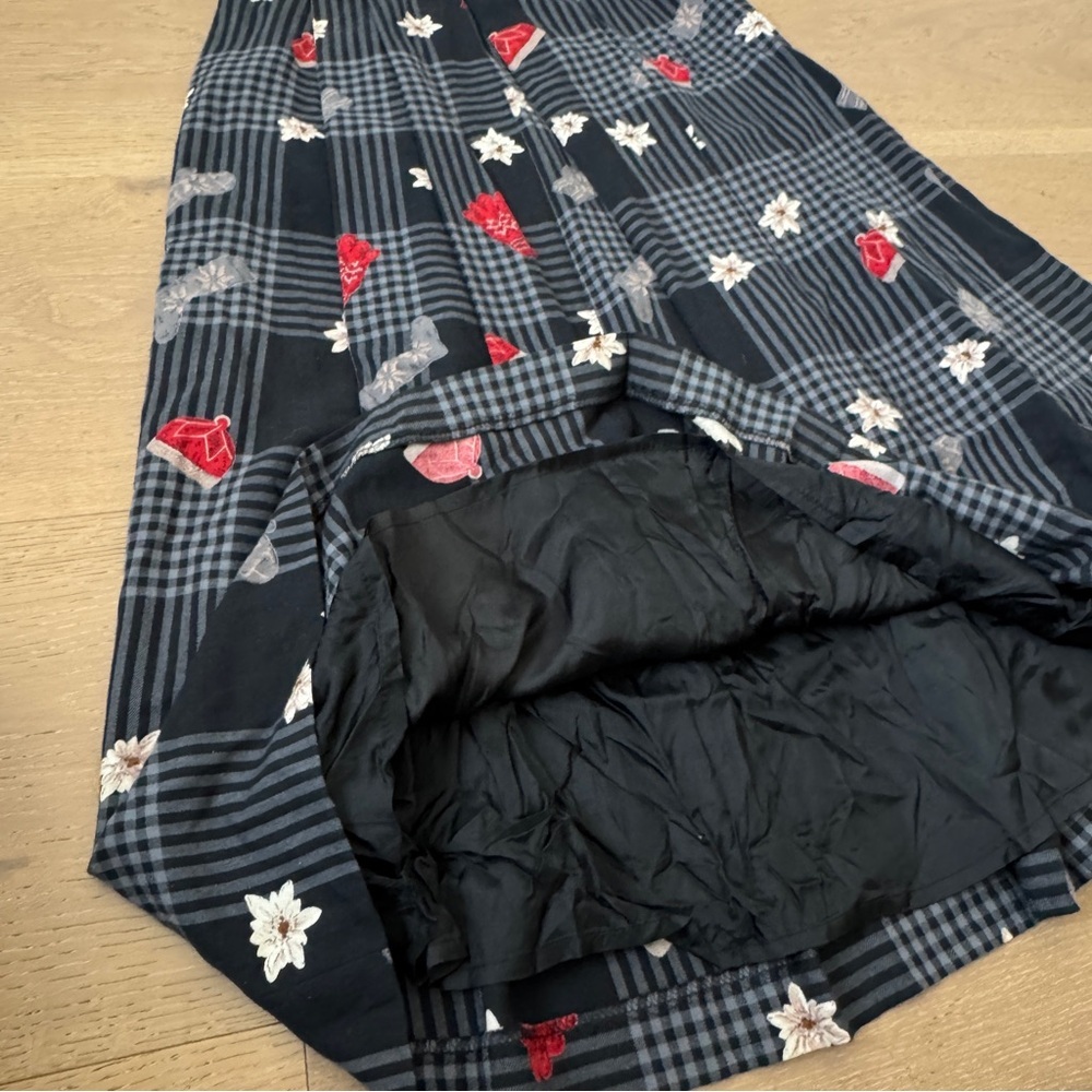 Geiger Australia Vintage Plaid Skirt Mittens Hats winter thom browne 50s mid - Picture 3 of 10